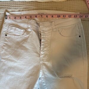 Women's Straight Leg Jeans - Cream
